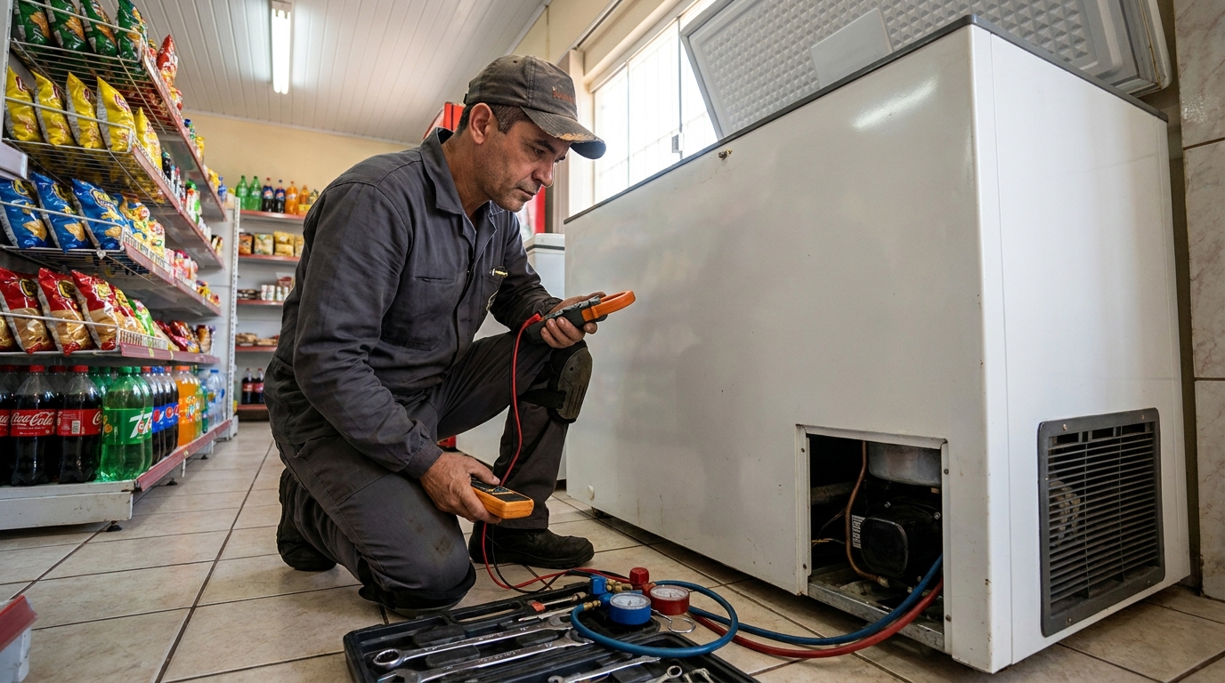 Conserto de placa eletrônica de freezer em Marcos Freire, Jaboatão dos Guararapes‑PE